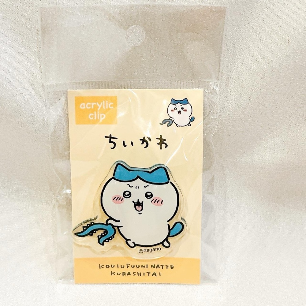 Brand New nagano chiikawa hachiware acrylic clip Japan Merch